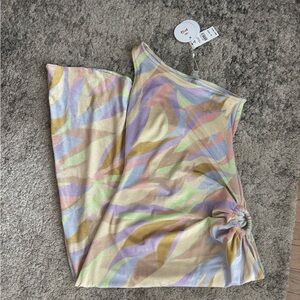 PQ Swim Coverup One-Shoulder Dress